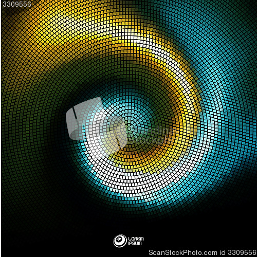 Image of Abstract mosaic background. Vector illustration. 