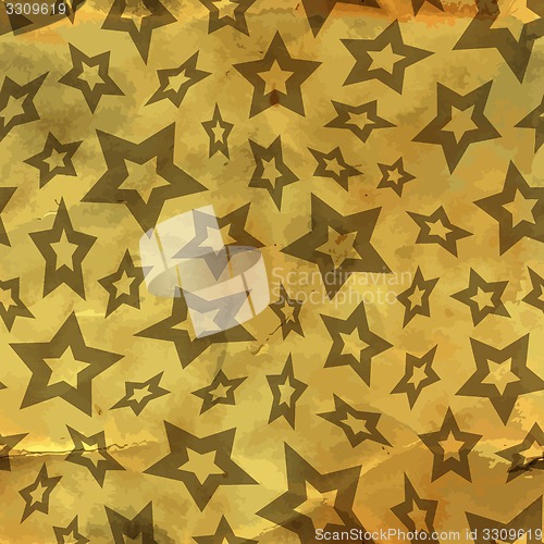 Image of Stars. Seamless pattern.