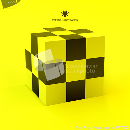 Image of 3D vector illustration.
