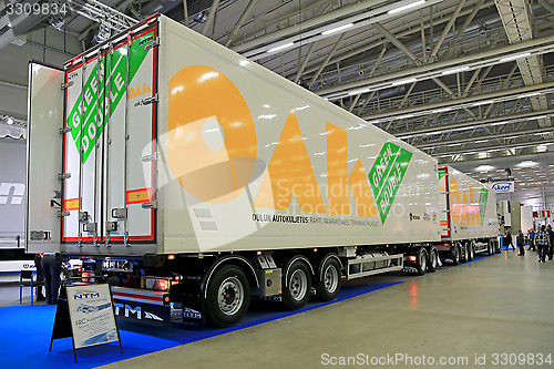 Image of OAK Green Double 88 Tonne Combination Vehicle