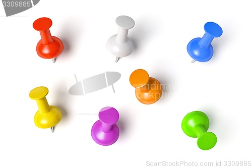 Image of push pins set