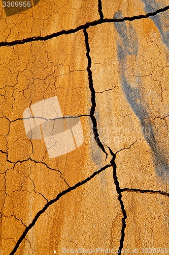 Image of  lanzarote  spain texture abstract  dry sand 