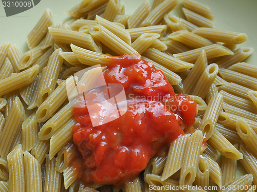 Image of Penne pasta with tomato