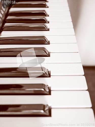Image of Retro look Music keyboard