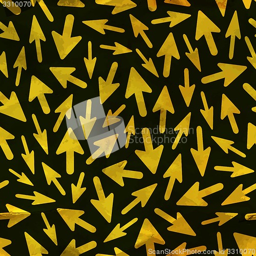 Image of Arrows. Seamless pattern.