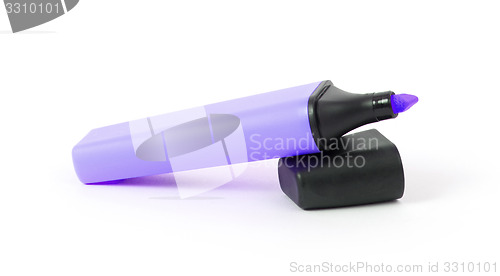 Image of Purple highlighter isolated