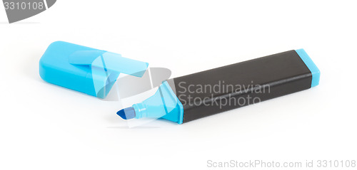 Image of Blue highlighter isolated