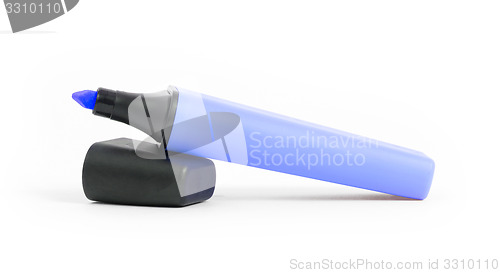 Image of Blue highlighter isolated