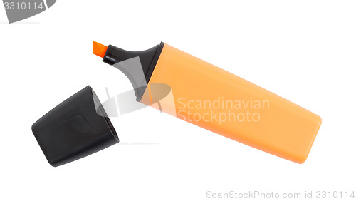Image of Orange highlighter isolated