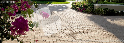 Image of wide walkway