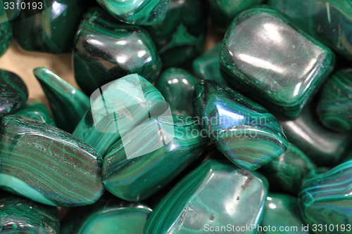 Image of malachite collection