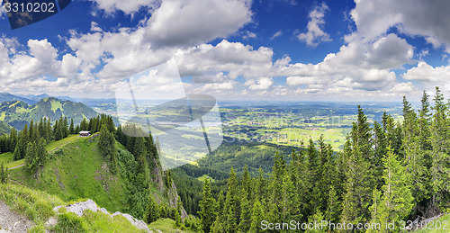 Image of Panorama View Alpspitze Nesselwang