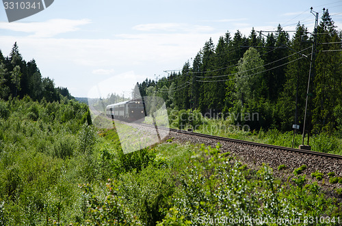 Image of The train is coming