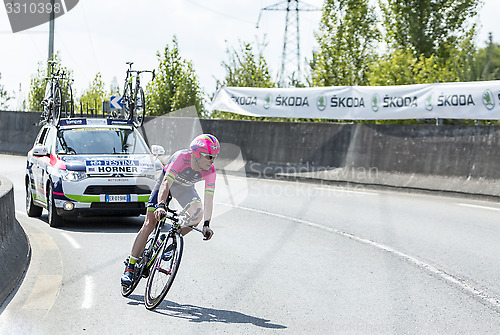 Image of The Cyclist Chris Horner - Tour de France 2014