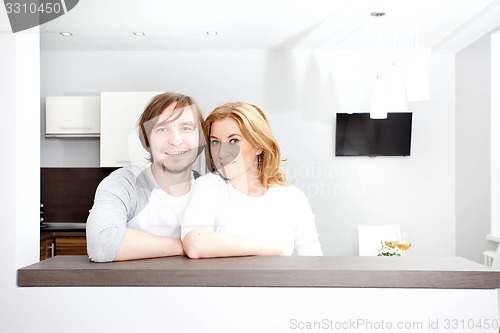Image of Happy Couple  In New Home