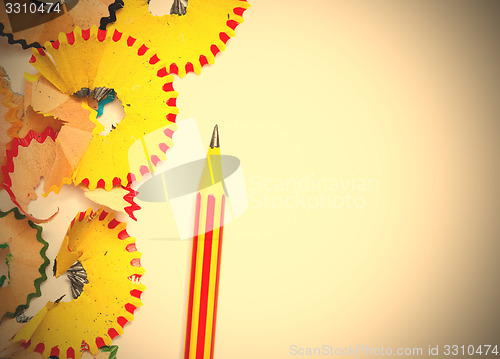 Image of pencil and shavings