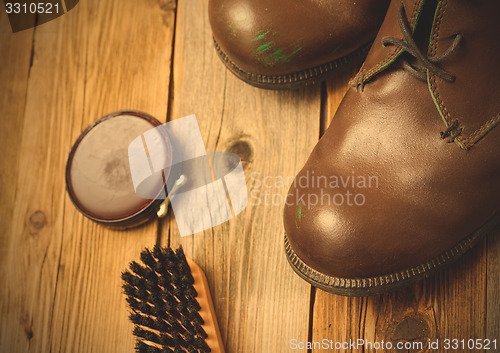 Image of vintage brown boots