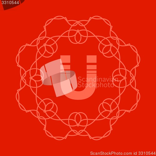 Image of   Monogram U Design 