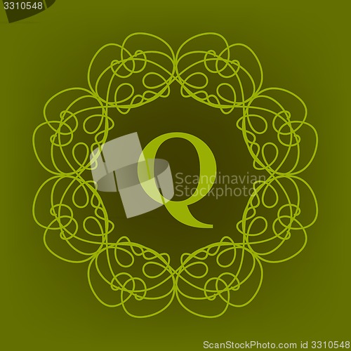 Image of Monogram Q Design 