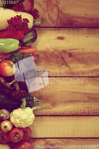 Image of Frame of Fruits and Autumn Yield