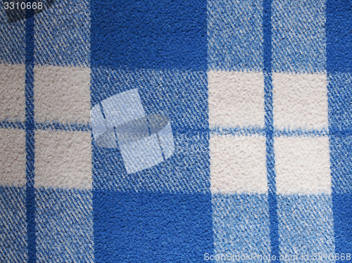 Image of Blue tartan background