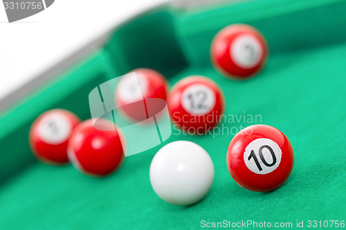 Image of Snooker balls