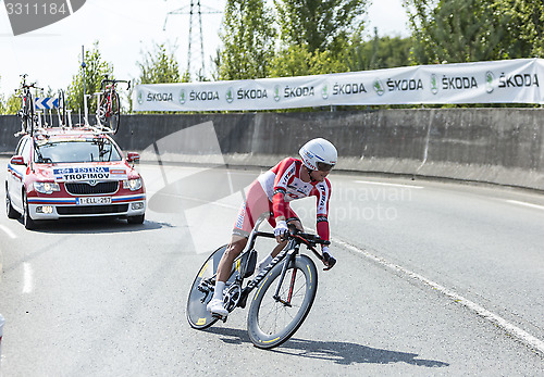 Image of The Cyclist Yury Trofimov - Tour de France 2014