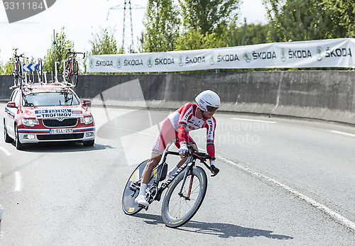 Image of The Cyclist Yury Trofimov - Tour de France 2014
