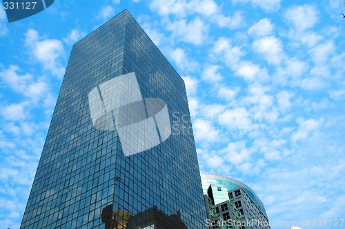 Image of Office building over sky