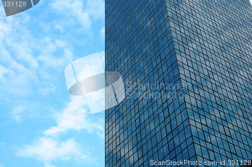 Image of Office building over sky