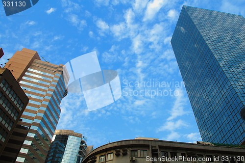 Image of Office building over sky