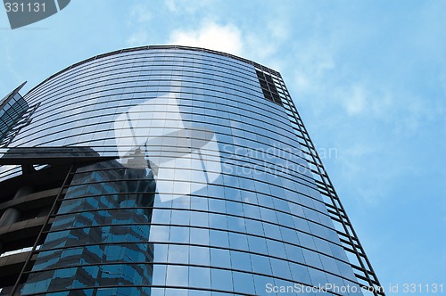 Image of Office building over sky