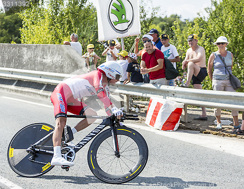 Image of The Cyclist Yury Trofimov - Tour de France 2014