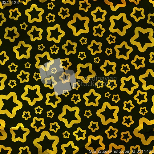 Image of Stars. Seamless pattern.