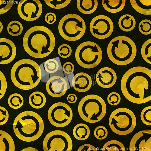 Image of Recycle. Seamless pattern.