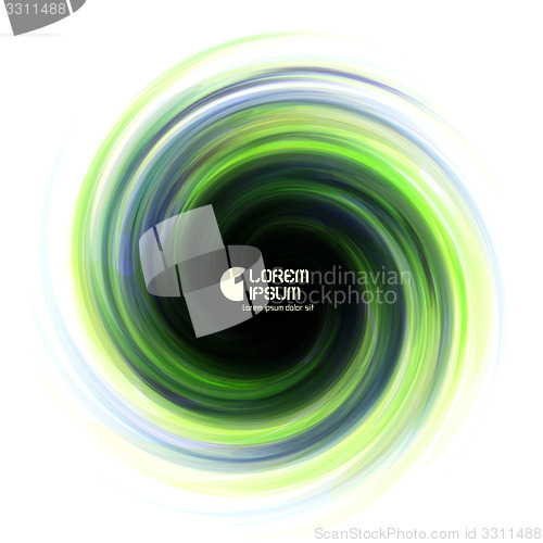 Image of Colorful abstract icon. Dynamic flow illustration. Swirl backgro