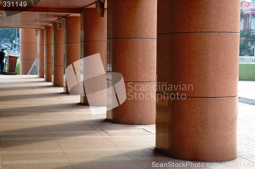 Image of Perspective view of walkway