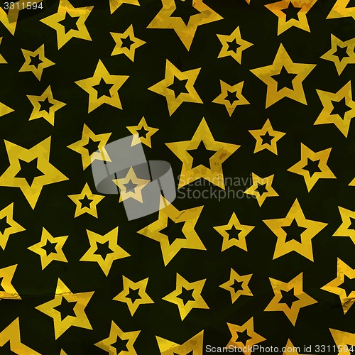 Image of Stars. Seamless pattern.