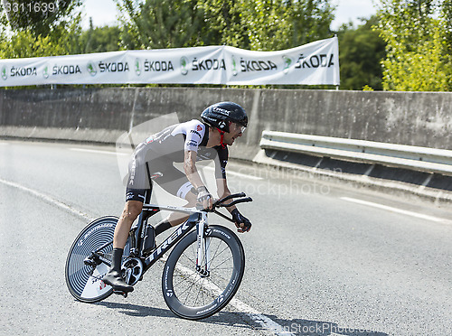 Image of The Cyclist Haimar Zubeldia - Tour de France 2014