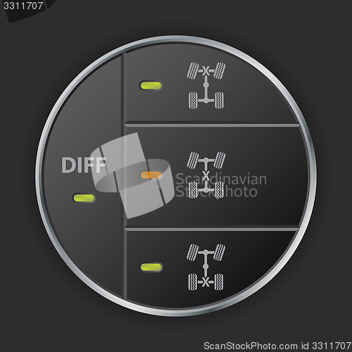 Image of Simple but functional off road control panel