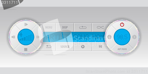 Image of Card mp3 player dashboard