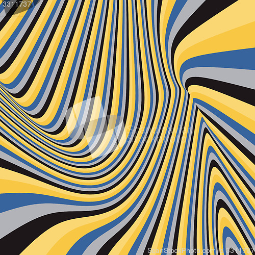 Image of Pattern with optical illusion. Abstract background. 