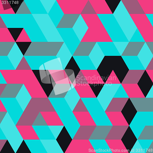 Image of Abstract geometrical 3d background. 