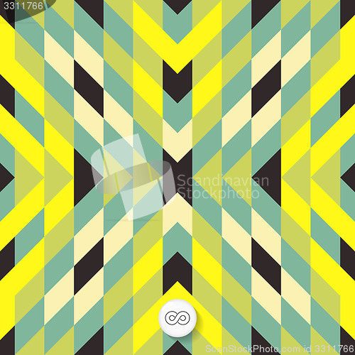 Image of Seamless mosaic pattern. Geometric background. 