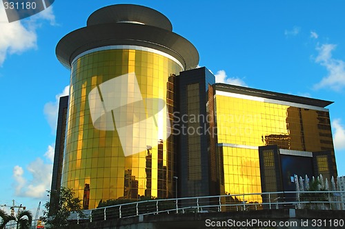 Image of Golden building