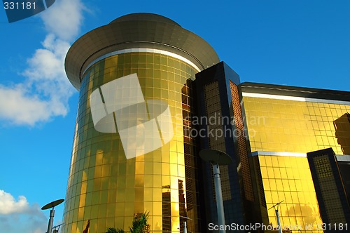 Image of Golden building