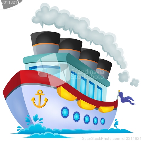 Image of Nautical ship theme image 1