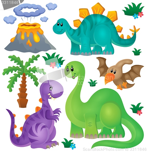 Image of Dinosaur theme set 1