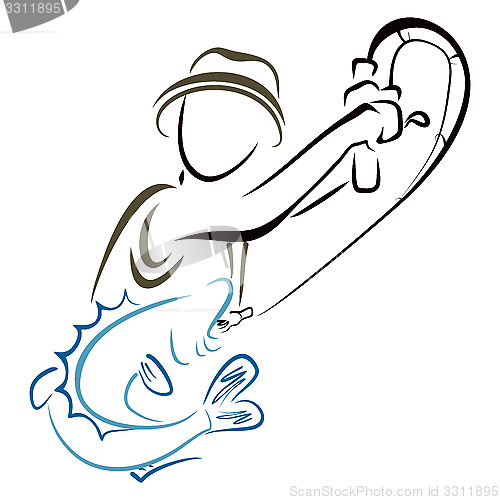 Image of Fisherman illustration
