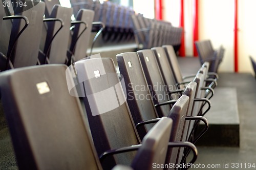 Image of Chairs in stadium